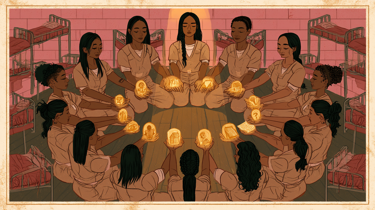 Each woman names her suffering